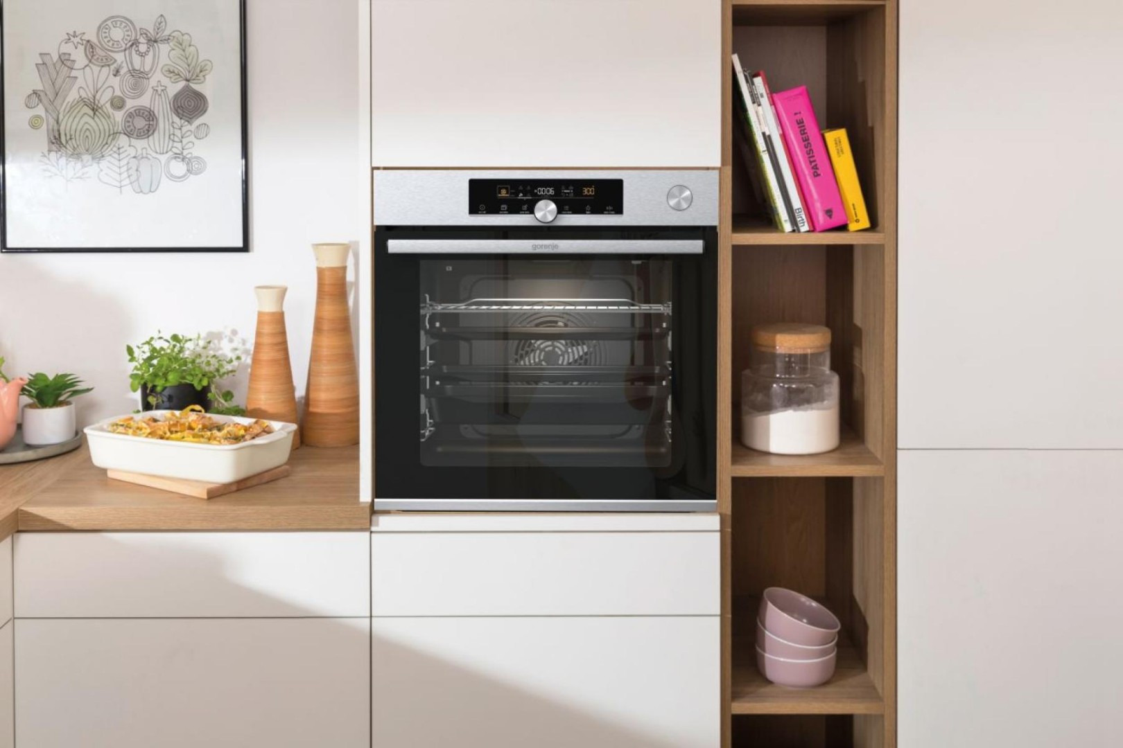 Электрический духовой шкаф Gorenje BSA6747A04X купить в Хабаровске в  интернет-магазине BT-TECHNIKA c доставкой